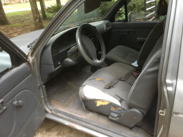 1993 gray Toyota Tacoma Extended Cab Pickup