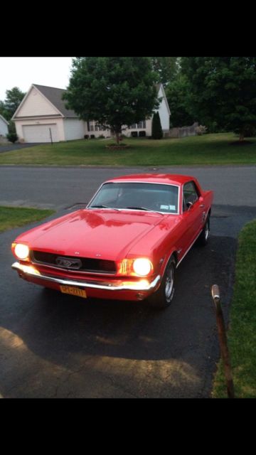1966 Red Ford Mustang Coupe