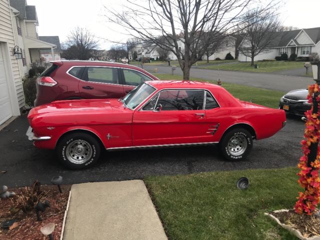 1966 Red Ford Mustang Coupe