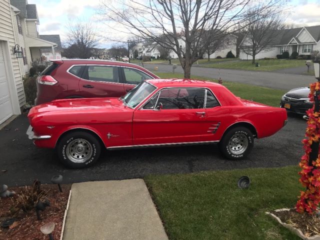 1966 Red Ford Mustang Coupe
