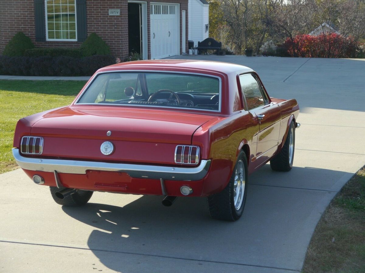 1965 Red Ford Mustang Coupe