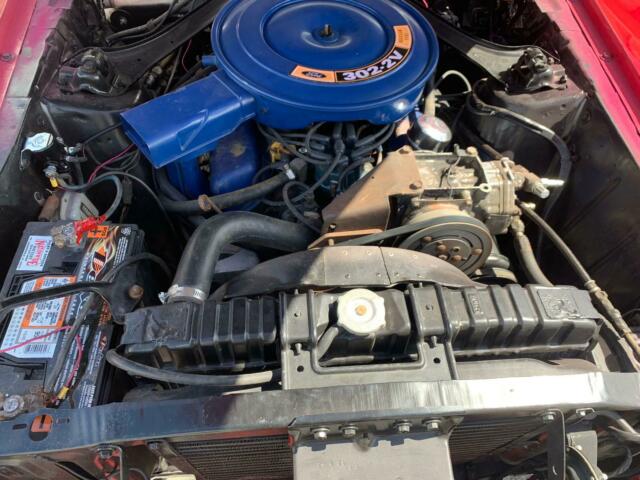 1970 Red Ford Mustang Coupe