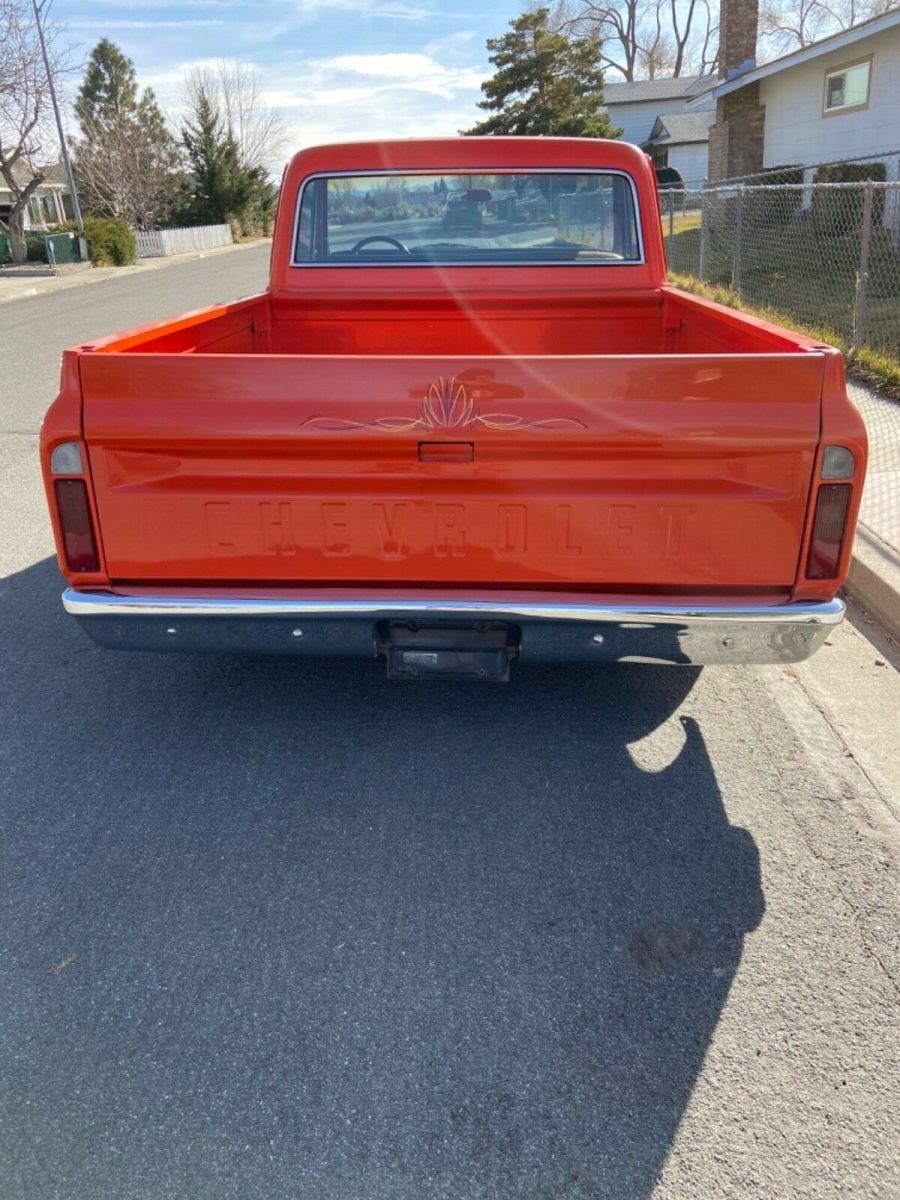 1970 Orange Chevrolet C-10 --