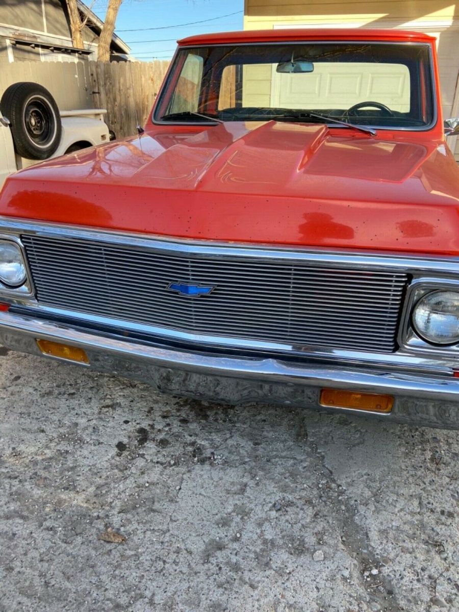 1970 Orange Chevrolet C-10 --