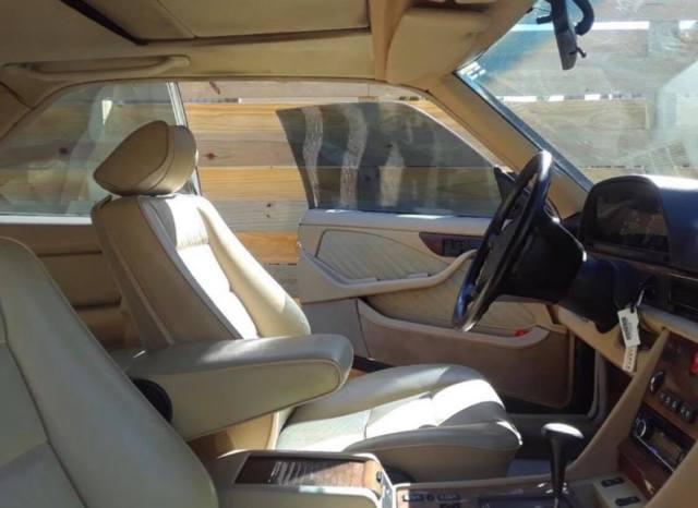 1991 Blue Mercedes-Benz 500-Series Coupe