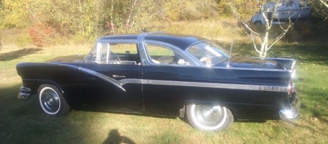 1956 Black Ford Crown Victoria Coupe