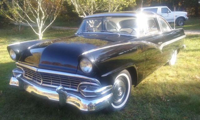 1956 Black Ford Crown Victoria Coupe