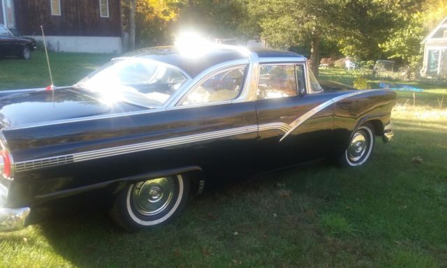1956 Black Ford Crown Victoria Coupe