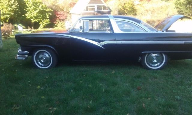 1956 Black Ford Crown Victoria Coupe