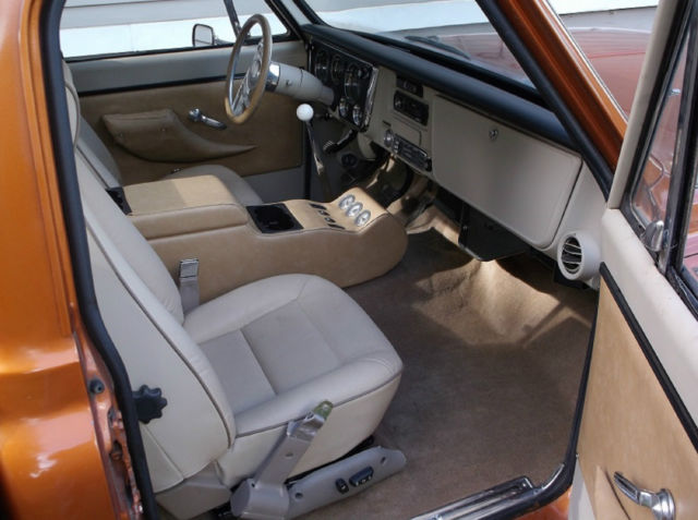 1971 white, copper Chevrolet C-10