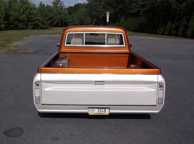 1971 white, copper Chevrolet C-10