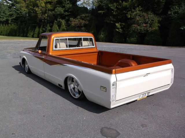 1971 white, copper Chevrolet C-10