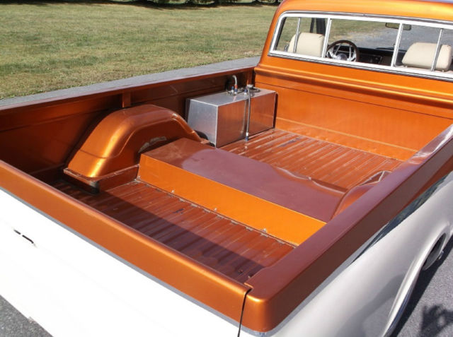 1971 white, copper Chevrolet C-10