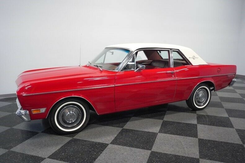 1968 Red Ford Falcon Coupe