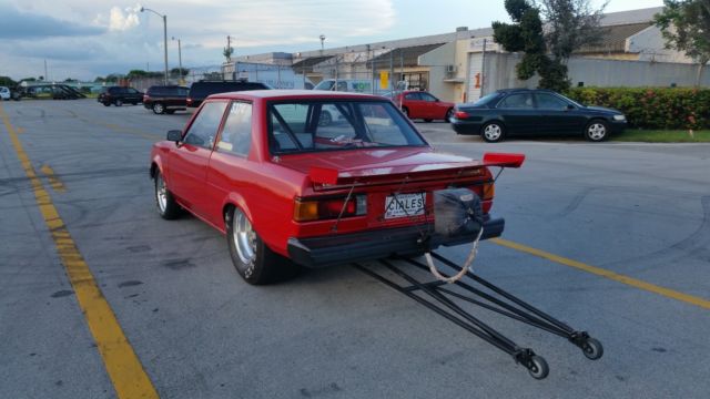 1980 Red Toyota Corolla