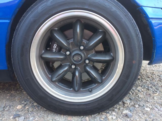 1991 Blue Mazda MX-5 Miata Convertible