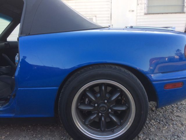 1991 Blue Mazda MX-5 Miata Convertible