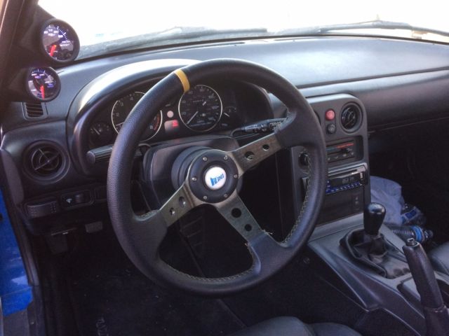 1991 Blue Mazda MX-5 Miata Convertible