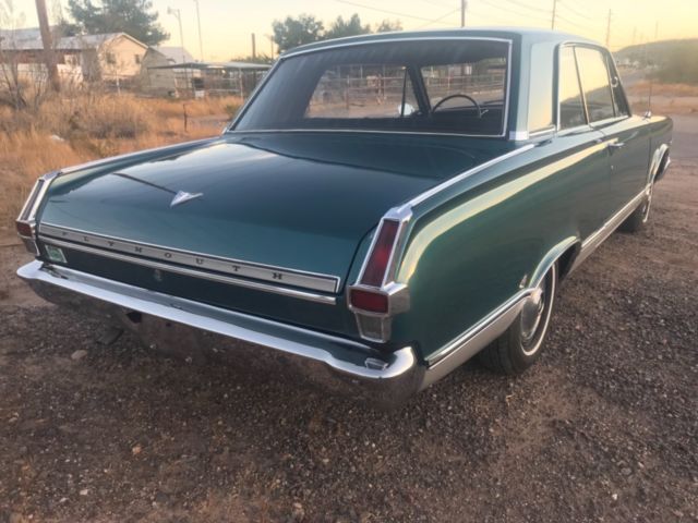 1966 Teal/Silver Plymouth Valiant Signet Coupe