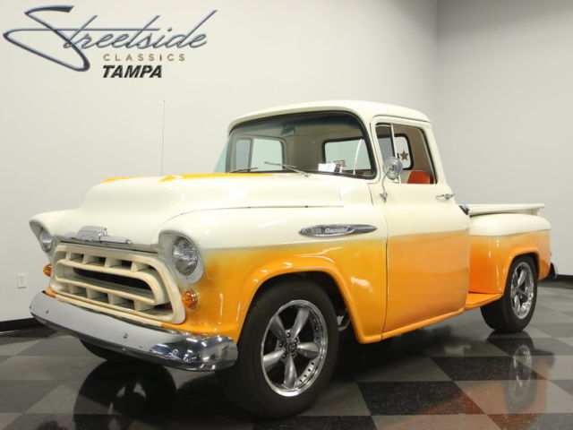 1957 White Chevrolet 3100 Pickup (Truck)