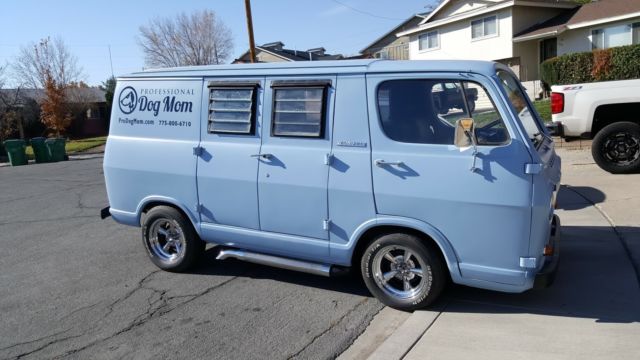 1965 powder blue GMC Handivan Wagon