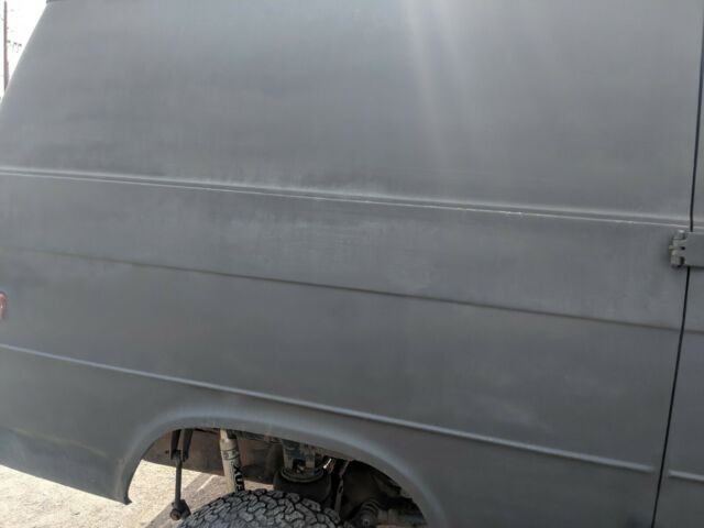 1987 Black Chevrolet K30 Standard Passenger Van