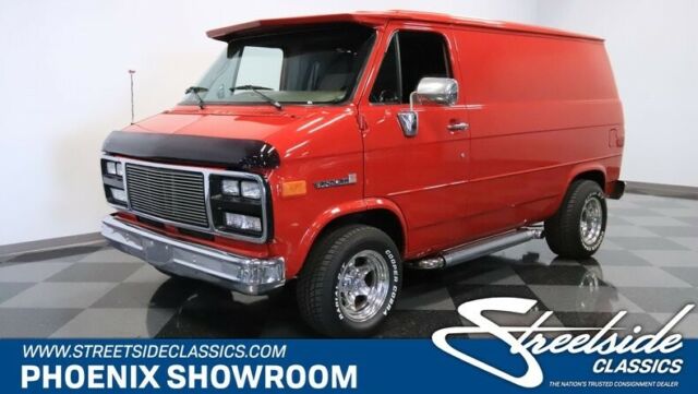 1993 Red GMC Vandura Van