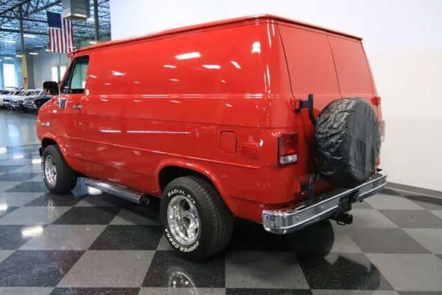 1993 Red GMC Vandura Van
