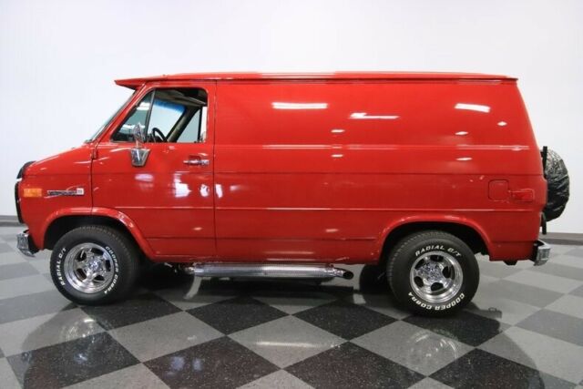 1993 Red GMC Vandura Van