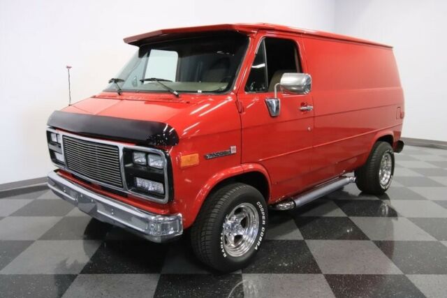 1993 Red GMC Vandura Van