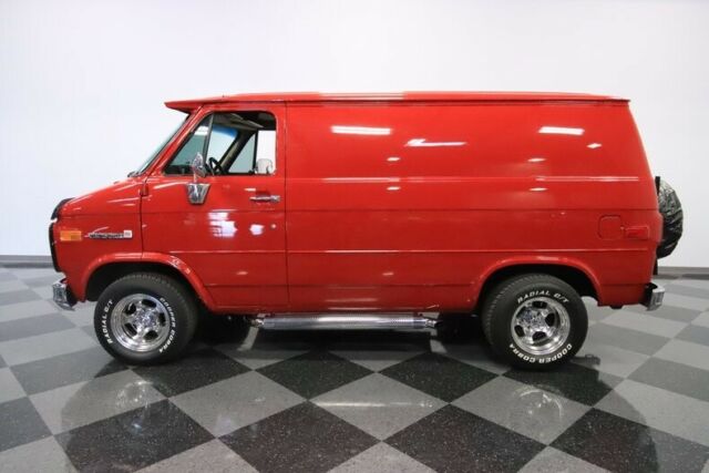 1993 Red GMC Vandura Van