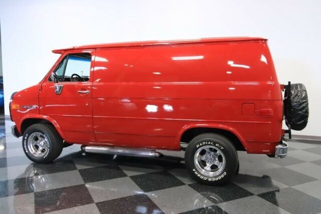 1993 Red GMC Vandura Van