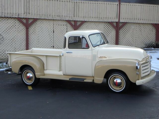 1953 Beige GMC 5 Window Pickup Truck