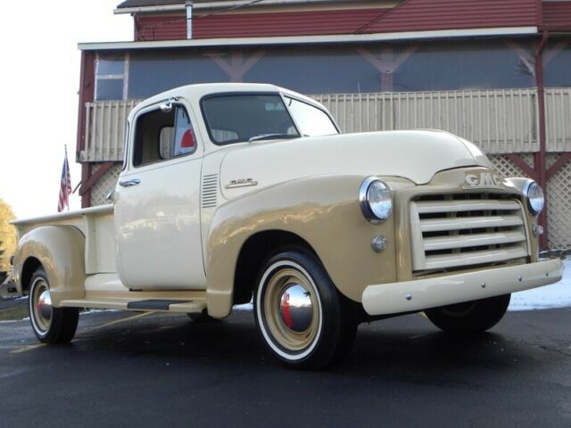 1953 Beige GMC 5 Window Pickup Truck