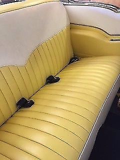 1955 yellow/white Chevrolet Bel Air/150/210 Bel Air 2 dr. hard top