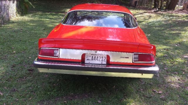 1976 Orange Chevrolet Camaro Coupe