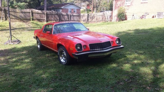 1976 Orange Chevrolet Camaro Coupe