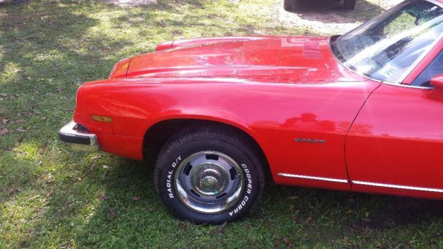 1976 Orange Chevrolet Camaro Coupe