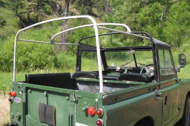 1966 British Racing Green Land Rover Series IIA 88" Ex Military? soft top pick up 4x4