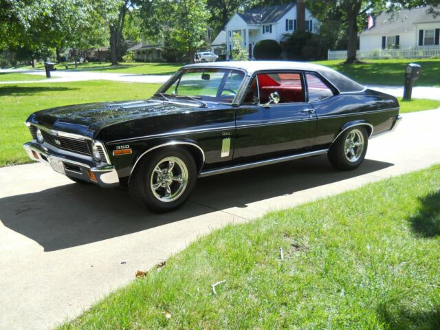 1972 Black Chevrolet Nova Coupe