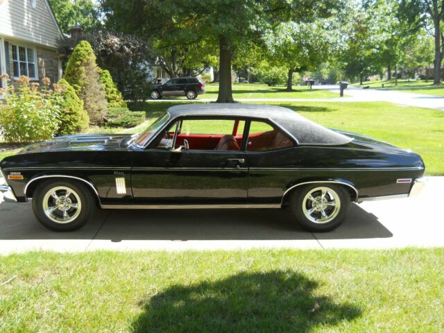 1972 Black Chevrolet Nova Coupe