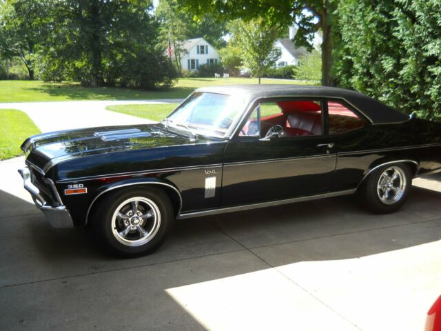 1972 Black Chevrolet Nova Coupe