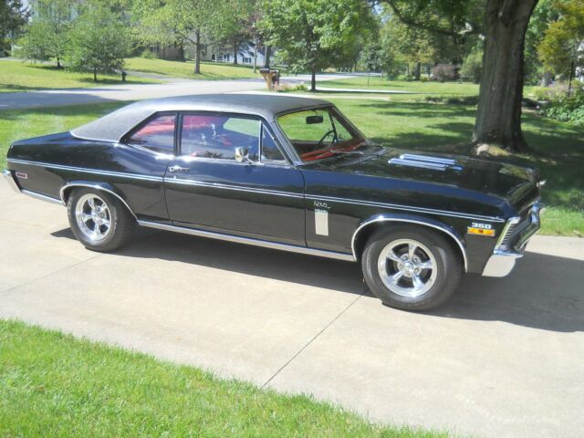 1972 Black Chevrolet Nova Coupe
