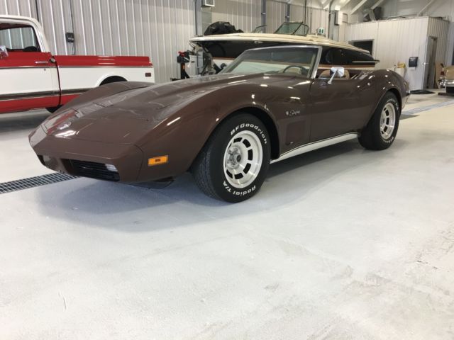 1974 DARK BROWN Chevrolet Corvette Convertible