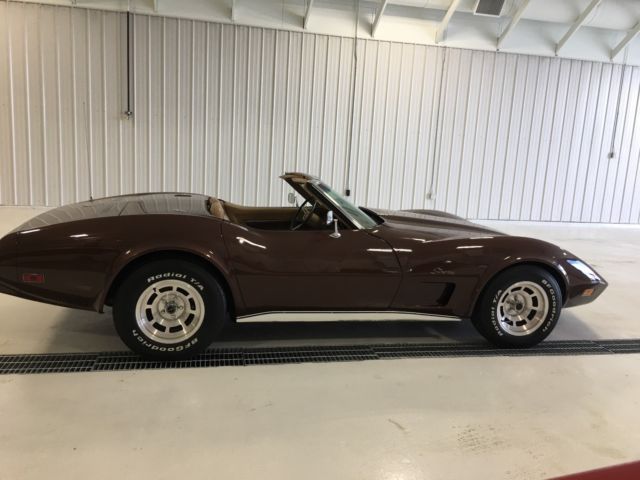 1974 DARK BROWN Chevrolet Corvette Convertible