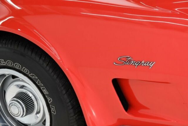1973 Red Chevrolet Corvette Convertible