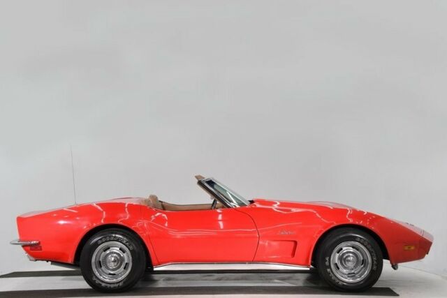1973 Red Chevrolet Corvette Convertible