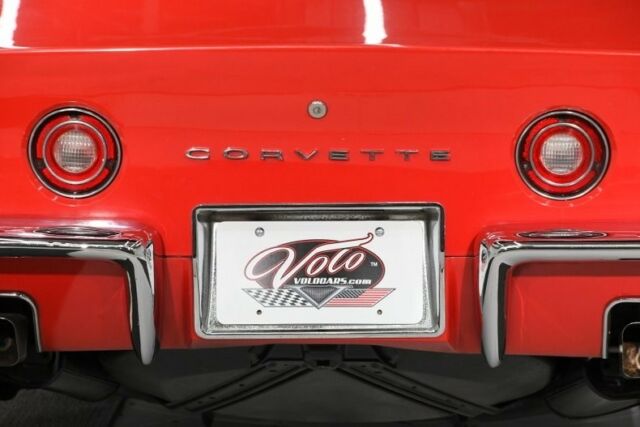 1973 Red Chevrolet Corvette Convertible