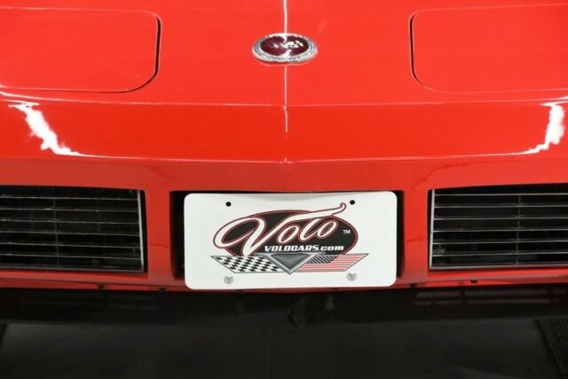 1973 Red Chevrolet Corvette Convertible