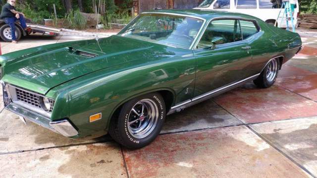 1970 Green Ford Torino Fastback